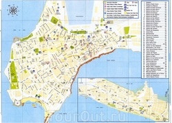 Карта Кадиса для туристов