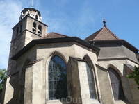 Собор Святого Петра  в Женеве или Женевский собор. Cathédrale Saint-Pierre de Genève, Женевский собор — одна из первых церквей кальвинизма, с 1535 года Собор Святого Петра является реформаторским, что