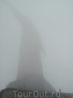 в городе солнце яркое, на горе Корковадо облако ... туман :)