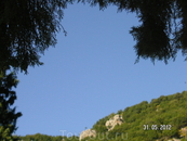 Монастырь Кардиотисса. Виды от монастыря (высота 600 метров)