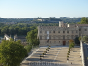 Авиньон. Вид с башни папского дворца.