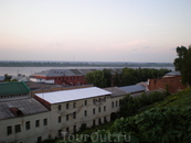 Вид на Волгу от стен Нижегородского кремля