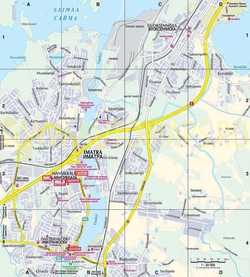 Карта города Иматра