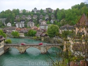Вид на жилые районы швейцарской столицы