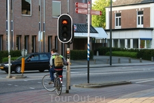 специальные светофоры и дороги для велосипедистов