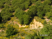 Монастырь Кардиотисса. Виды от монастыря (высота 600 метров)