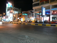 Ночные улицы Хургады.Вид из отеля.
