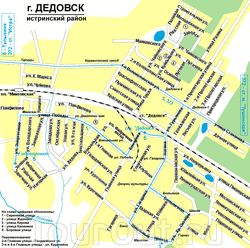 Карта Дедовска