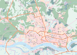 Карта Томска с улицами