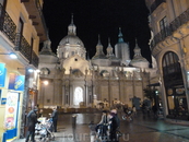 Собор Ст.Мария дель Пилар ночью.Жемчужина Сарагосы.