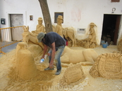 Албуфейра,скульптуры из песка
