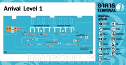 Схема аэропорта Донмыанг - зона прилета