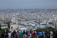 Вид на предгрозовой Париж с Сакре - Кер.