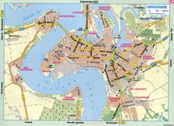 Карта Николаева