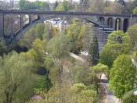 Один из старых люксембургских мостов
