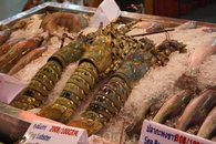 Та же Волкин Стрит: лобстеры и другие морские деликатесы активно предлагаются береговыми кафешками