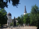 Соборная площадь: Спасо- Преображенский собор, памятник Воронцову.