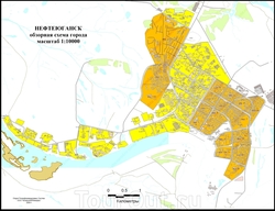 Карта Нефтеюганска