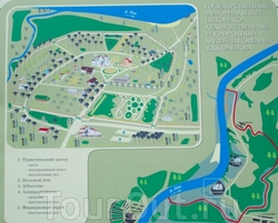 Карта усадьбы Поленово