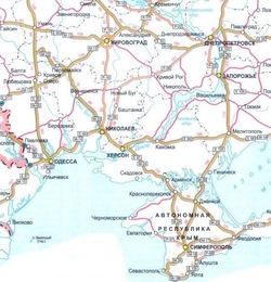 Ильичевск на карте