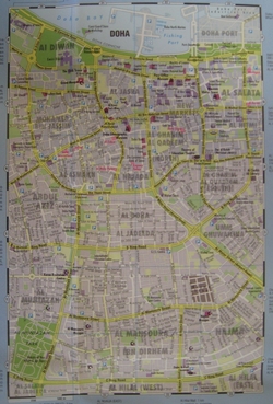 Карта Дохи