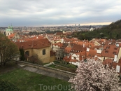 Вид на Прагу с высоты птичьего полета