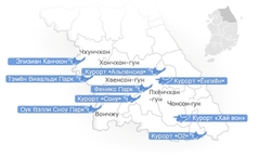 Карта Пхёнчхана на русском