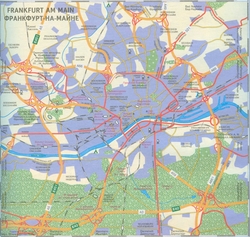 Карта Франкфурта-на-Майне на русском