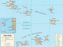 Карта Кабо-Верде