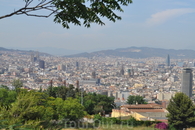 Барселона. Вид с горы Монжуик