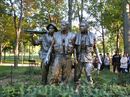 Мемориал ветеранов Вьетнама. Скульптура «Три солдата».