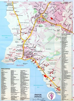 Карта Пафоса