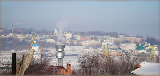 вид на старую часть города с восточного косогора