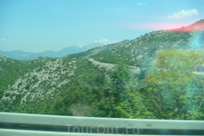 Дорога на Дубровник,серпантины