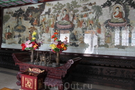А это в одном из павильонов выставлено панно из нефрита и других камней, рассказывающее всю жизнь Будды в картинках.
