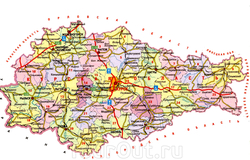 Карта дорог Курской области