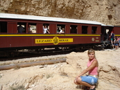 Сахарский Атласский каньон. Поезд 19 века "Красная ящерица"