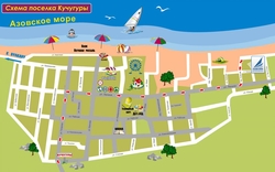 Карта Кучугур с улицами