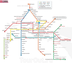 Карта метро Гуанчжоу