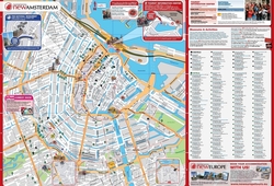 Карта Амстердама с улицами