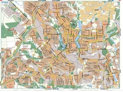 Карта Донецка с улицами