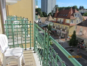 Вид с балкона  отеля