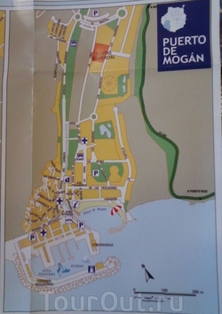 Карта Пуэрто де Могана