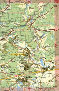 Карта Монино