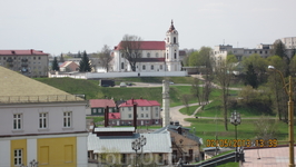 Гродно.Костёл на берегу р.Неман.