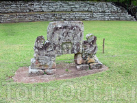 Руины города майя Копан