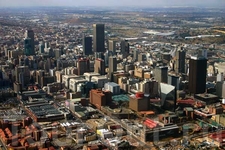 Йоханнесбург с высоты птичего полета.
