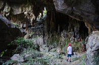 в пещере Санто-Томас. самая большая система пещер в Латинской америке