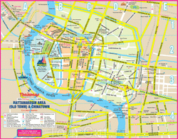 Карта Старого города Бангкока