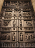 Большие Северные двери Иссаакиевского собора, площадь 42 кв.м, вес более 20 т, дуб, бронза, литьё. 1848-1845 скульптор И.Витали.
